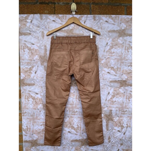 Bevy Flog golden tan drawstring pants size 28 - Picture 6 of 12
